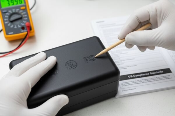 US Product Compliance Standards Verifying sourcing agent knowledge of US product standards like UL, FCC, and FDA (ID#2)