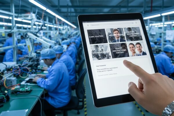 Spotting Fake Success Stories Identifying red flags like vague names and stock photos in fake sourcing success stories (ID#3)