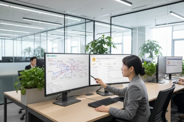 Translating the business scope and import export permissions on a Chinese business license (ID#4)