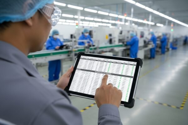 Assessing a sourcing agent's factory audit checklist to ensure all requirements are covered (ID#2)