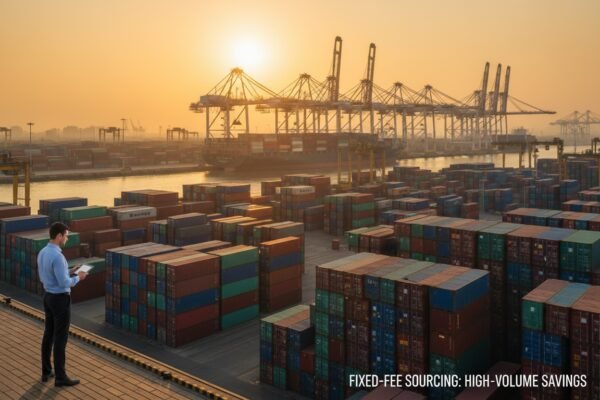 Improving quality control and delivery reliability through fixed-fee sourcing service agreements (ID#4)