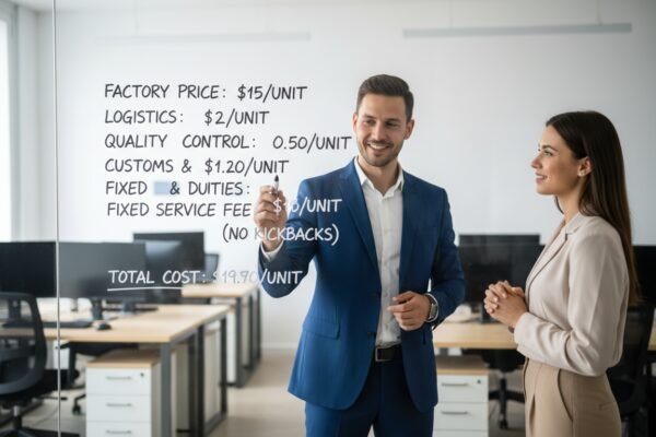 Ensuring transparent fee structures and avoiding hidden kickbacks from sourcing agents (ID#5)