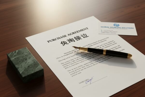 Legally binding Chinese suppliers to sample quality through contracts with AQL defect thresholds (ID#4)