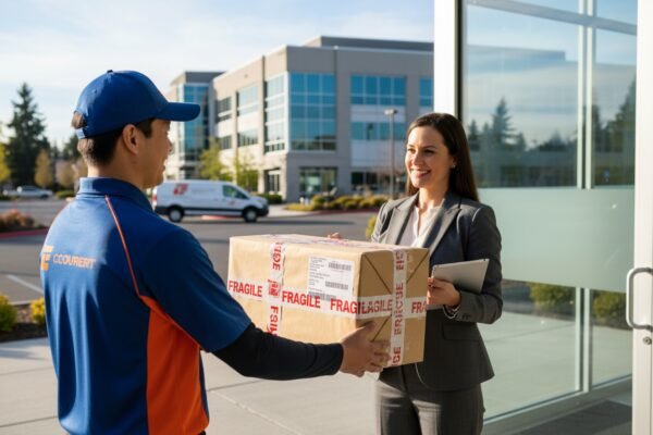 Sample Inspection and Verification Sourcing agent performing quality inspection on product samples before shipping from China to US (ID#5)