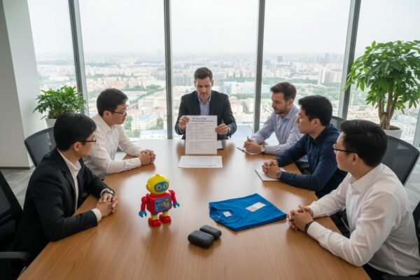 Sourcing agent verifying FTC labeling requirements using compliance checklists for product categories (ID#2)