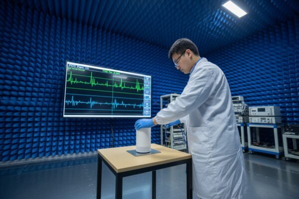 Sourcing agent performing quality control and BOM verification to ensure factory certification standards (ID#4)