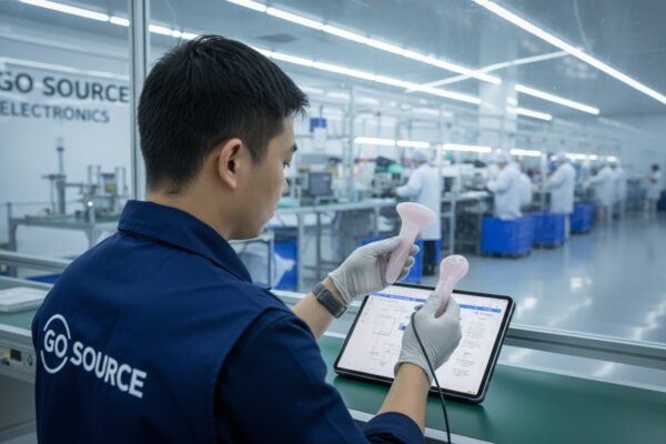 Identifying Hidden Sourcing Costs Sourcing agent identifying hidden costs like packaging and export documentation before factory shipment (ID#3)