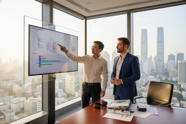 China sourcing agent managing expectations and project timelines for international clients (ID#1)