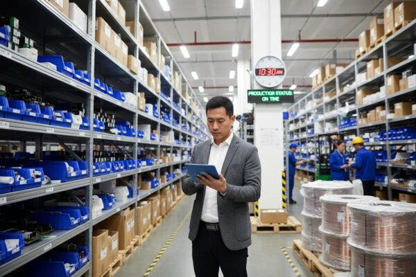 Preventing Production Delays Strategies to prevent production delays including factory pre-qualification and monitoring milestones (ID#3)