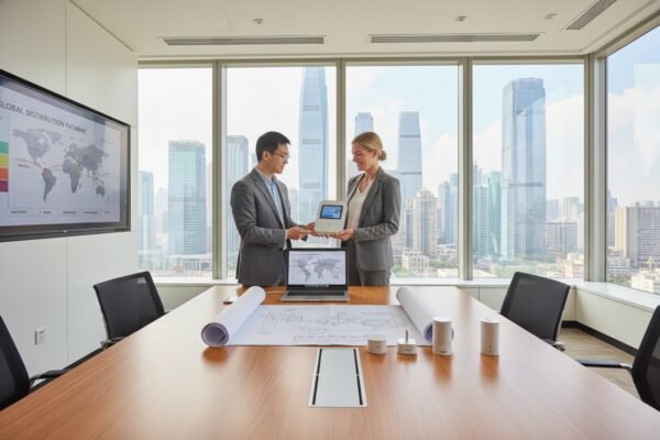 Sourcing agent guiding the transition from product ideas to full-scale mass production (ID#1)