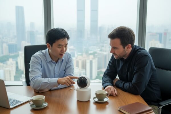 Professional sourcing agent helping a business owner source products from China (ID#1)