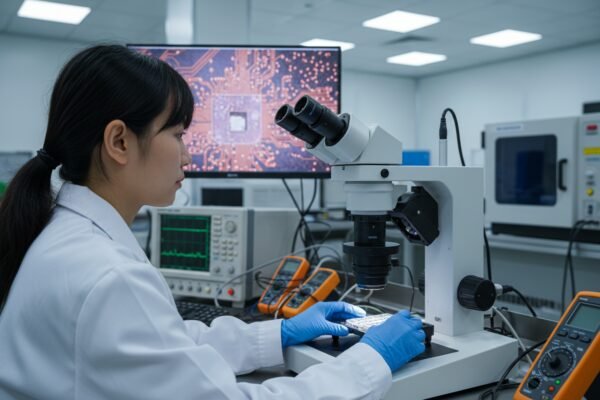 Bridging Supplier Communication Gaps Bilingual sourcing agent bridging communication gaps with Huaqiangbei suppliers using technical QC checklists (ID#4)