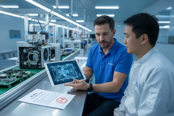 Sourcing agent protecting industrial designs through NDAs and on-site production oversight in China (ID#2)