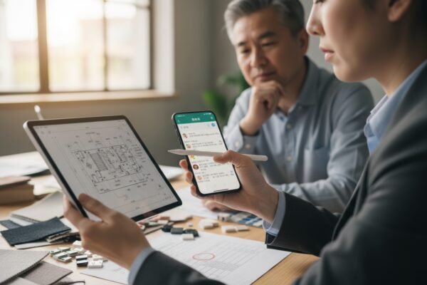 Streamline Multi-Supplier Communication Bilingual sourcing agent streamlining communication between multiple Chinese suppliers and global buyers (ID#2)