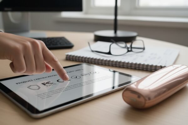 Verifying sourcing agent knowledge of international safety certifications like CE FCC and RoHS (ID#2)
