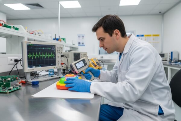 Sourcing agent conducting factory audits to verify production capability and safety compliance history (ID#3)