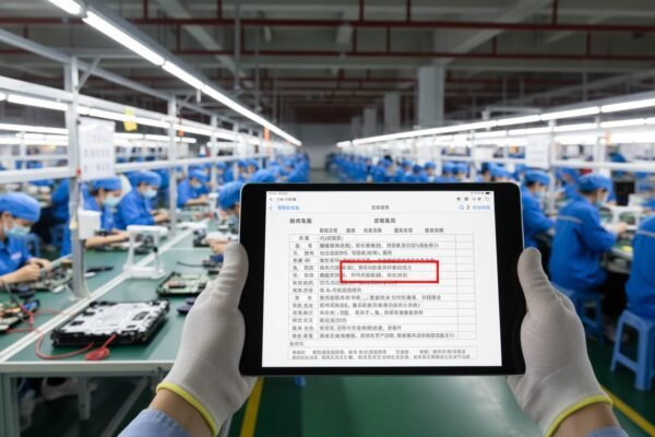 Distinguishing Manufacturers from Middlemen Checking business registration and factory scope to distinguish manufacturers from middlemen (ID#2)