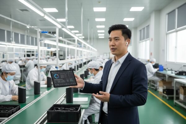 English fluent sourcing manager reducing communication delays and eliminating factory translation bottlenecks (ID#3)