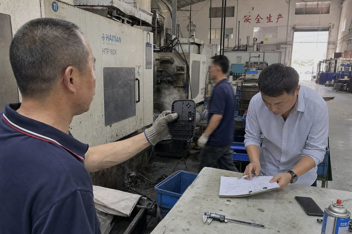 Mold Manufacturing Process Stages Six-stage mold manufacturing process from RFQ to golden sample approval in China (ID#3)