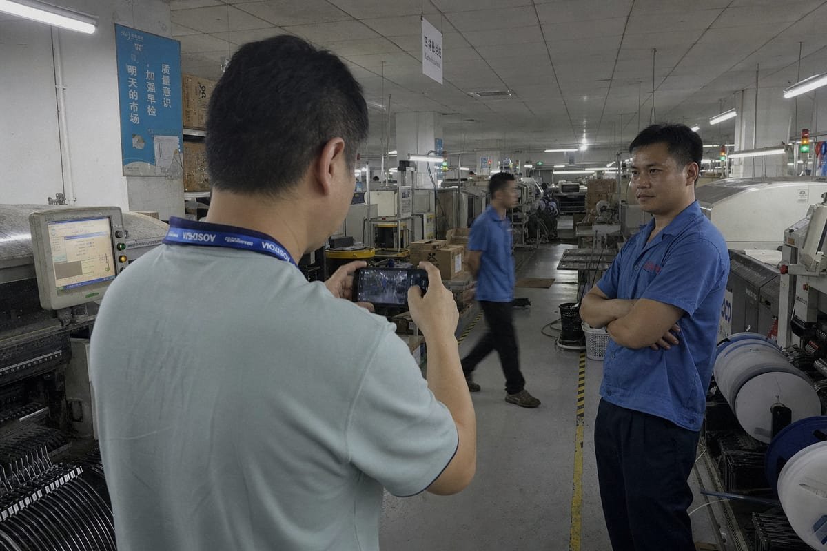 Sourcing agent conducts factory audits and verifies certifications on-site (ID#3)