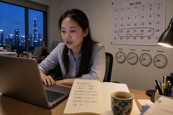 Scheduling calls in the golden overlap window for effective sourcing agent communication (ID#2)
