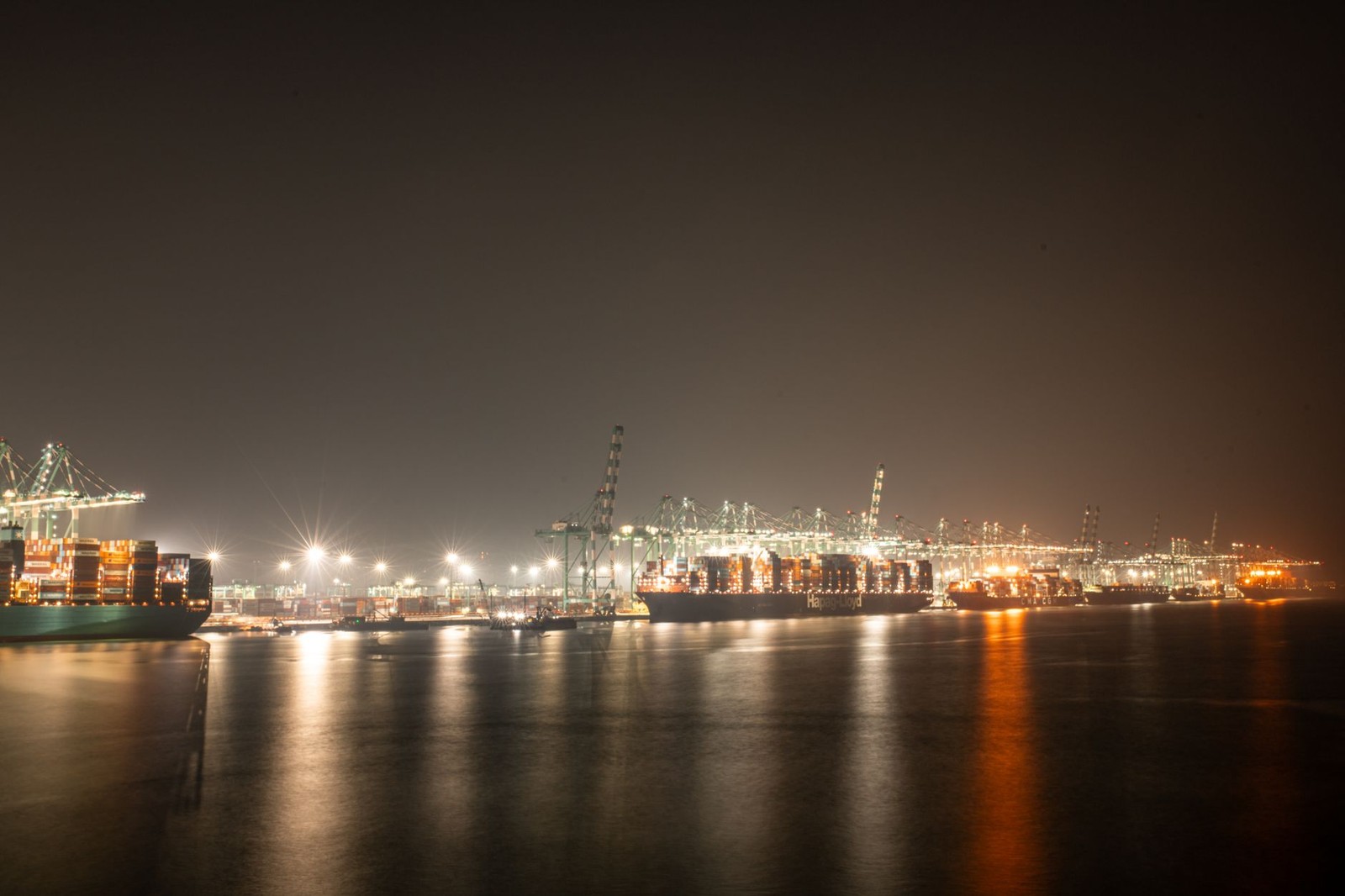 Container terminal at a Chinese export port